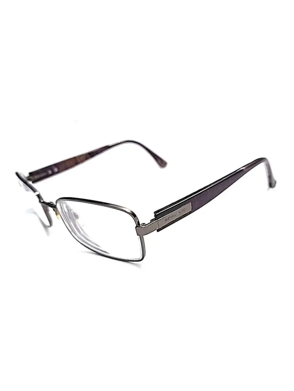 Michael Kors Gunmetal Purple Rectangle Eyeglasses 53-17 135